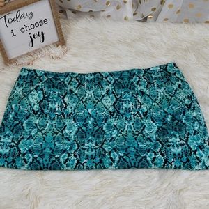 Liz Claiborne Woman Teal Green Skirt